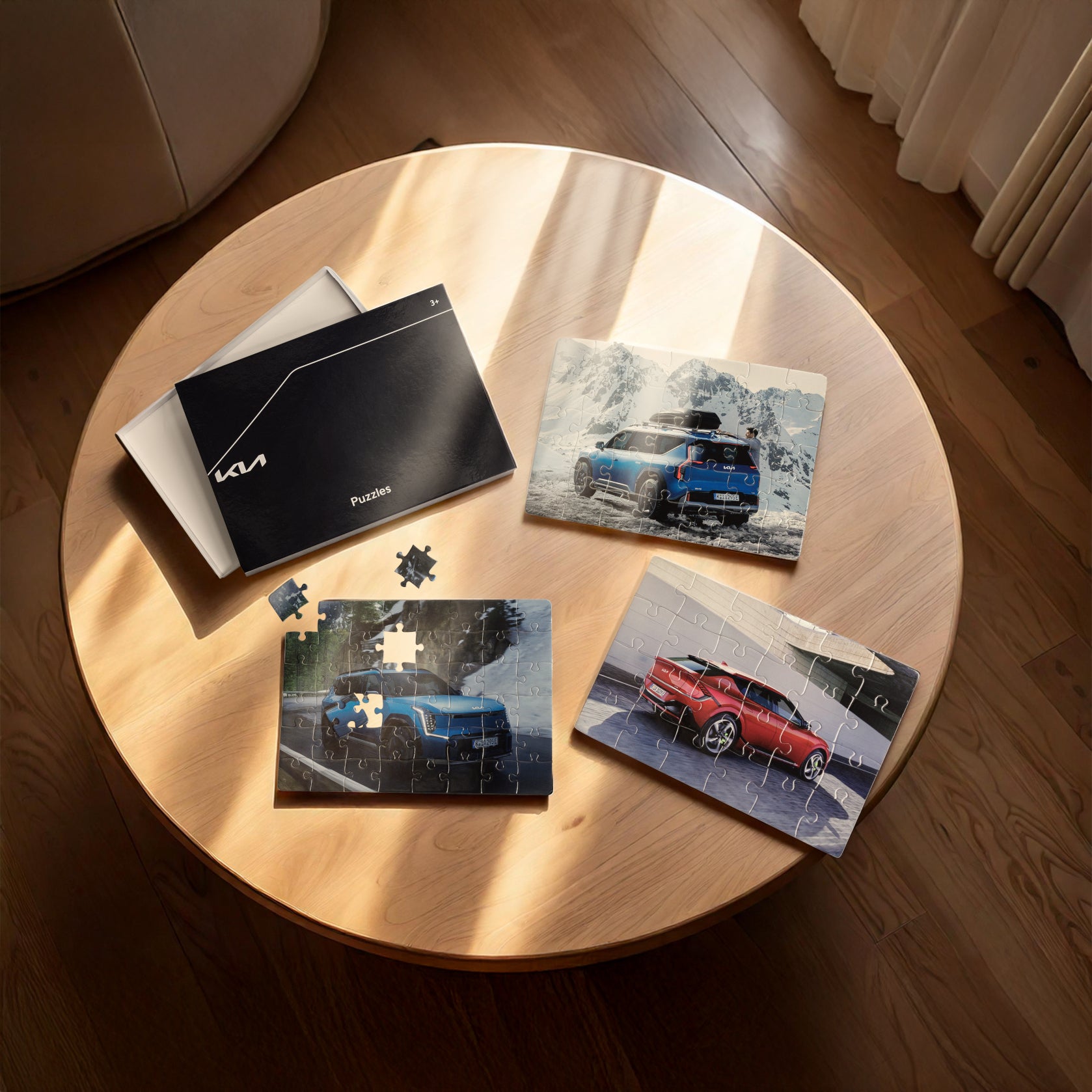 Puzzle Kia EV (3 obrazki w 1)