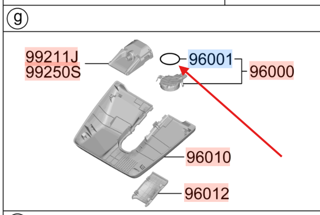 Żel podkładka czujnika deszczu Kia Hyundai 96001A2000