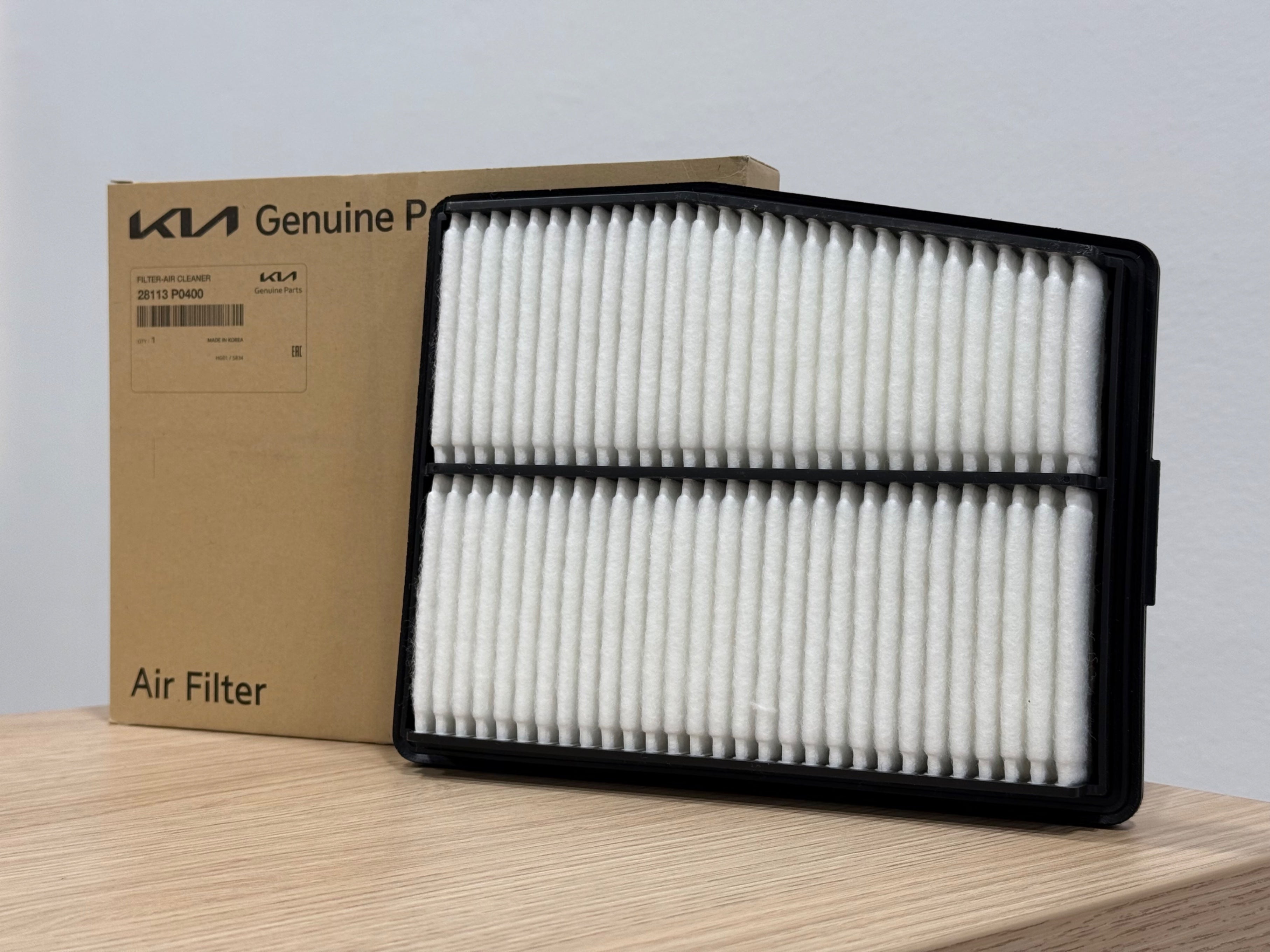 Oryginalny filtr powietrza Kia Sportage V NQ5 28113P0400