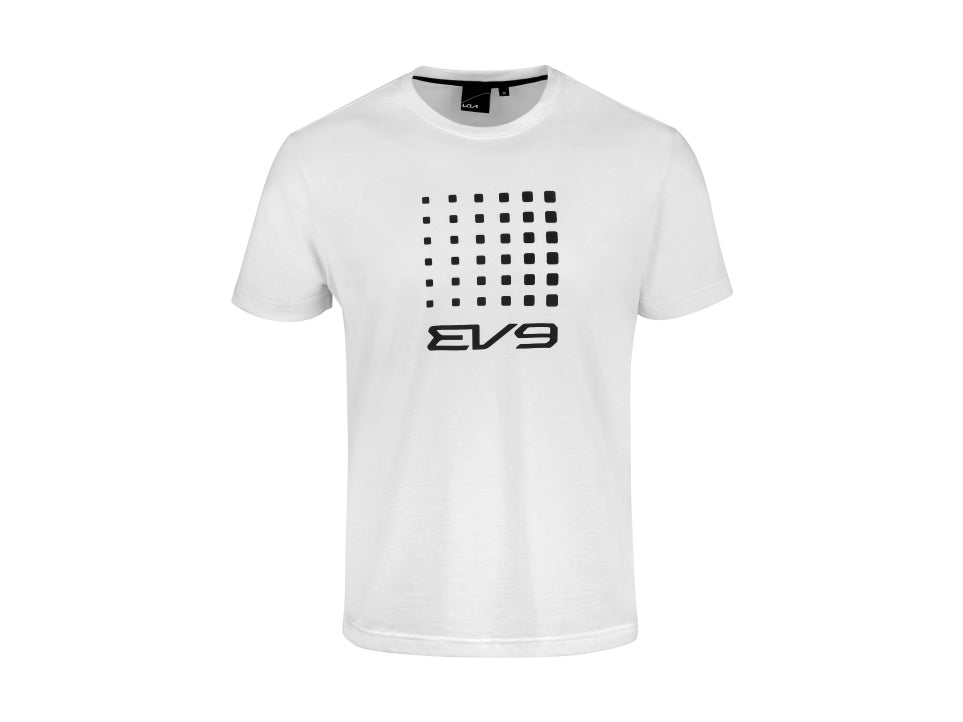 Męski t-shirt Kia EV9 – biały