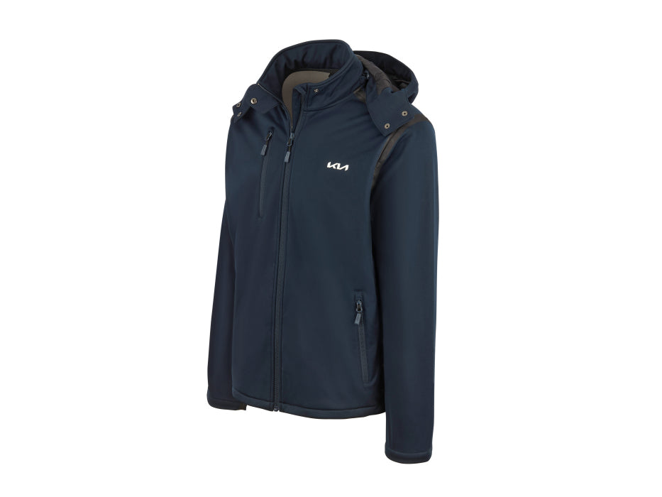 Kurtka softshell Kia – czarna