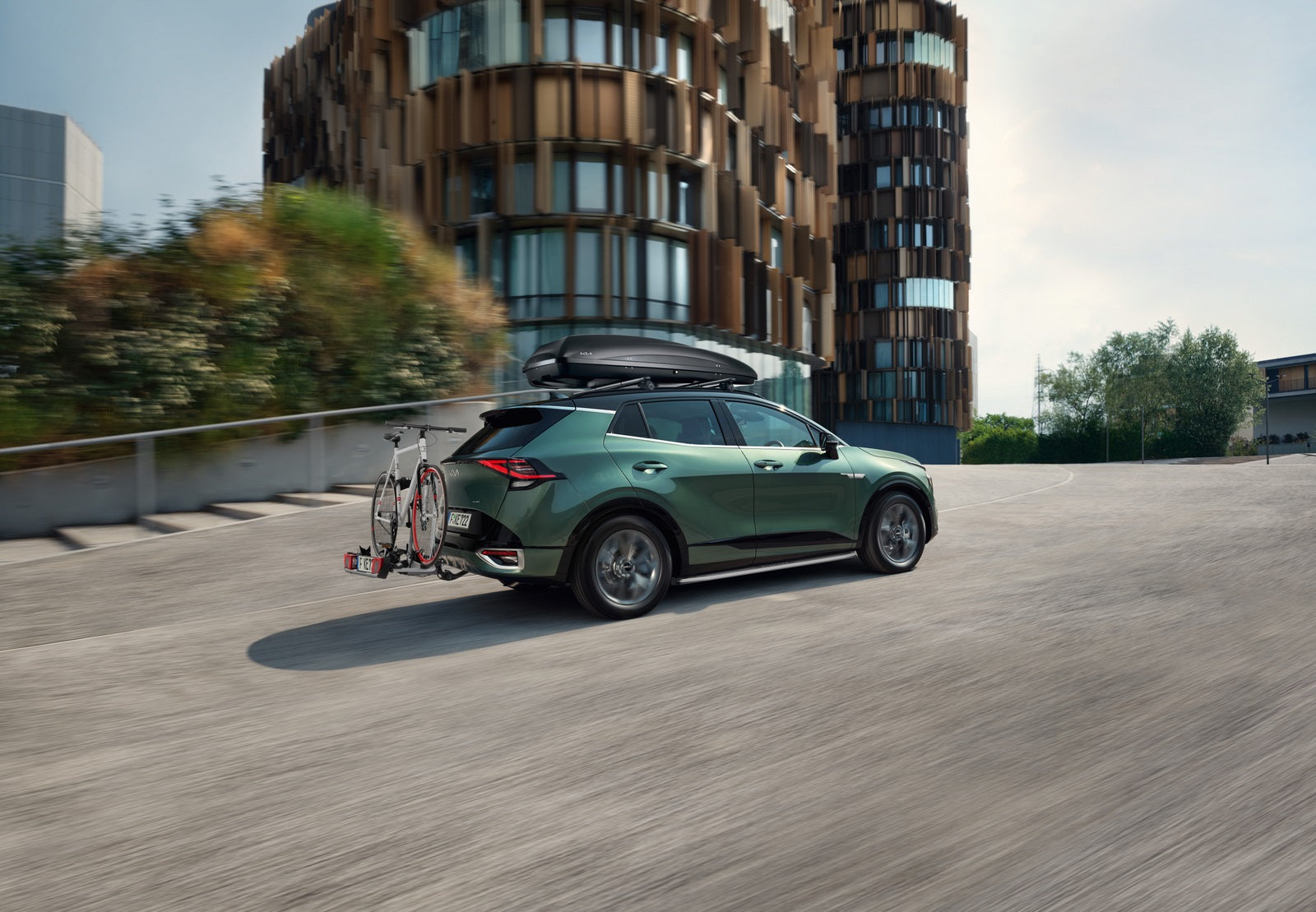 Belki dachowe aluminiowe Kia Sportage V NQ5